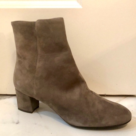 AGL Attilio Giusti Leombruni suede boot Pewter size 40 US 10 new in box fall - Picture 1 of 10